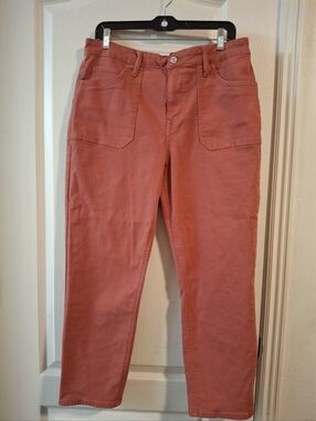 m Jeans By Maurices Sz 14 Women's Rust Pink Casual Jeans